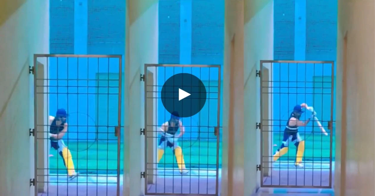 WATCH: CSK captain MS Dhoni’s dedication in nets as he prepares for IPL 2024